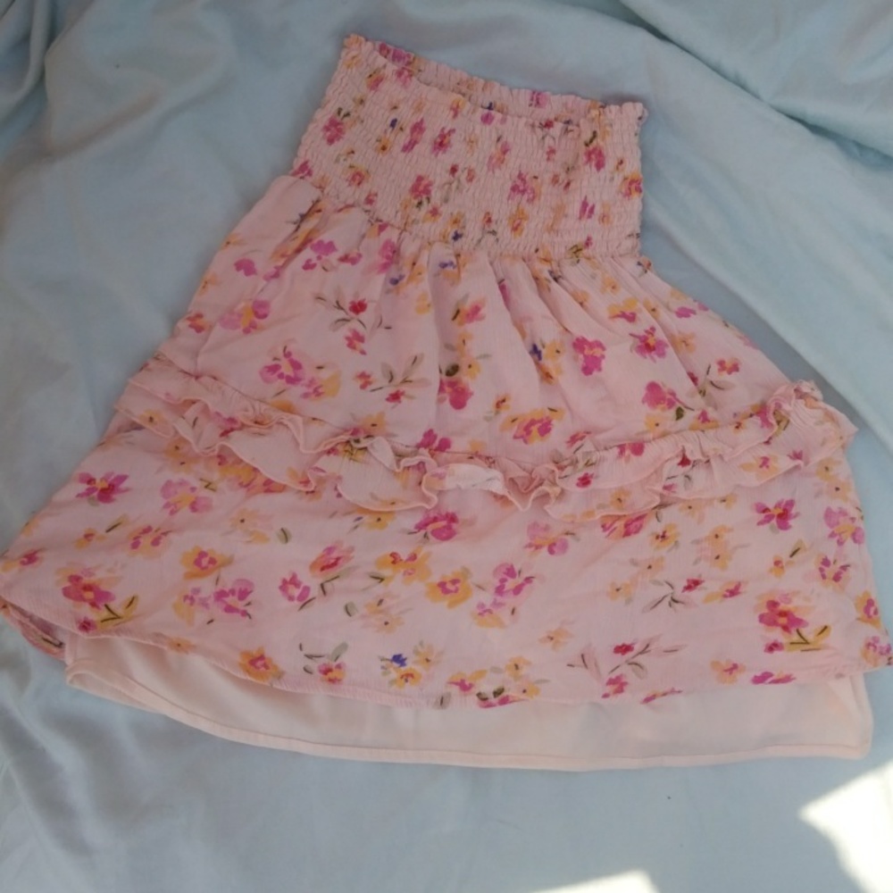 Kendall + Kylie Floral Skirt